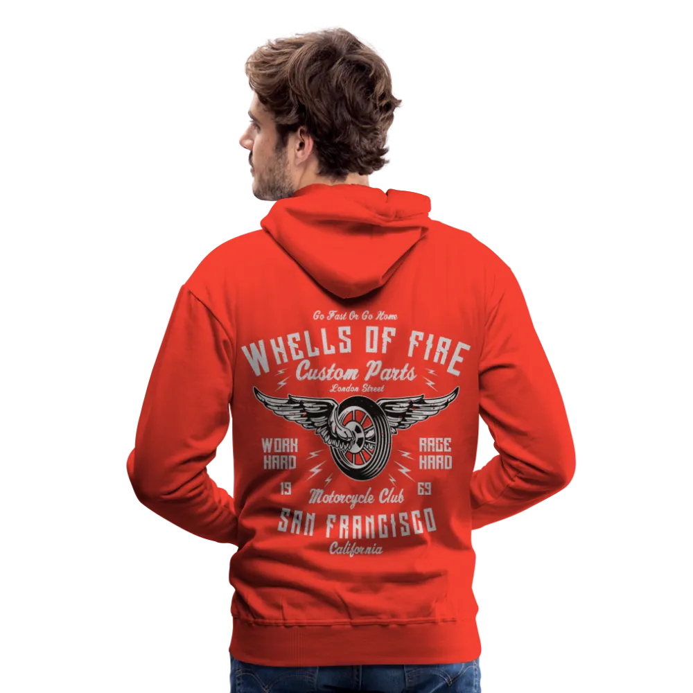 Wheels of Fire MC Men's Premium Cotton Hoodie