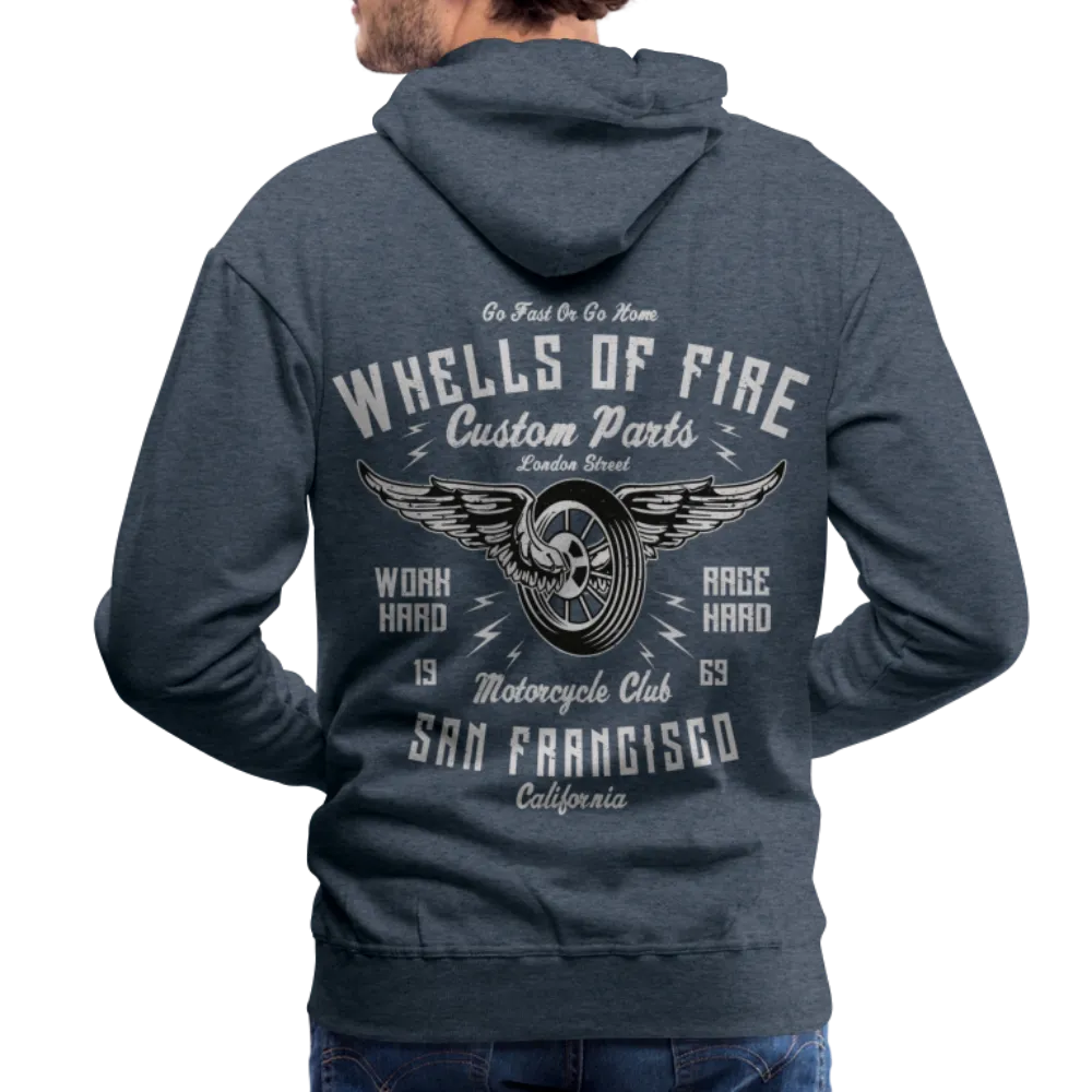 Wheels of Fire MC Men's Premium Cotton Hoodie