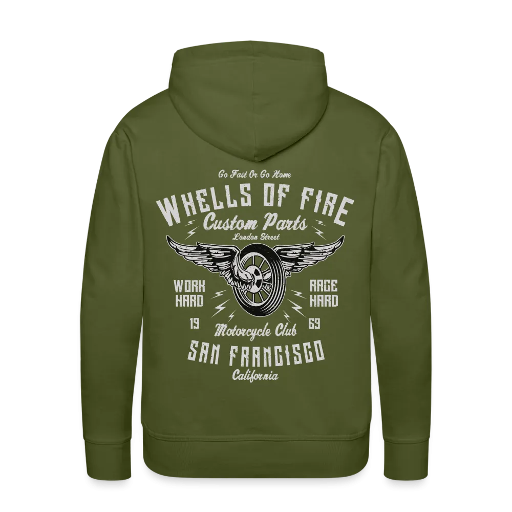 Wheels of Fire MC Men's Premium Cotton Hoodie