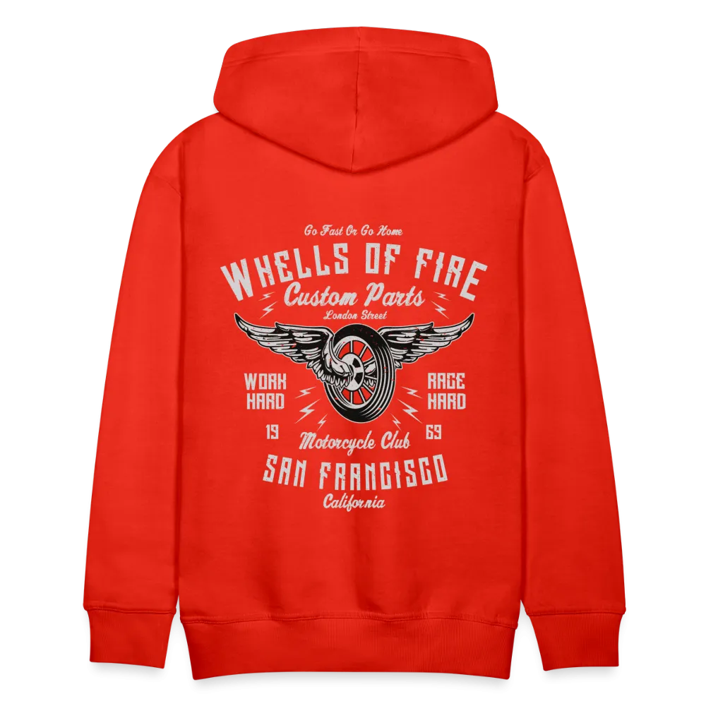 Wheels of Fire MC Men's Premium Cotton Hoodie