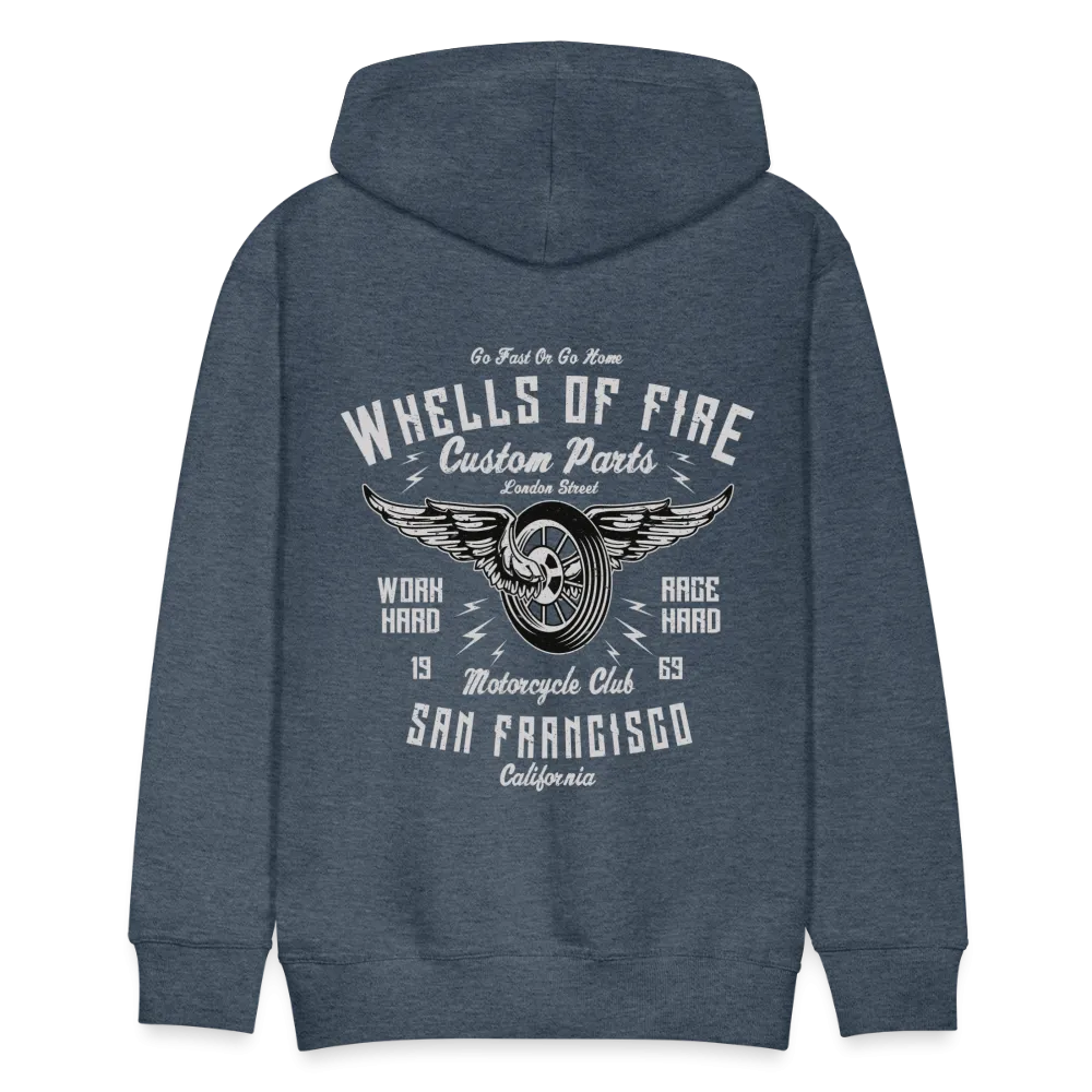 Wheels of Fire MC Men's Premium Cotton Hoodie