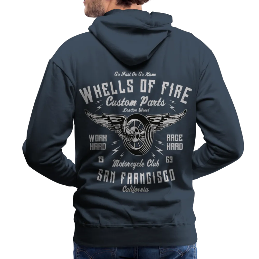 Wheels of Fire MC Men's Premium Cotton Hoodie