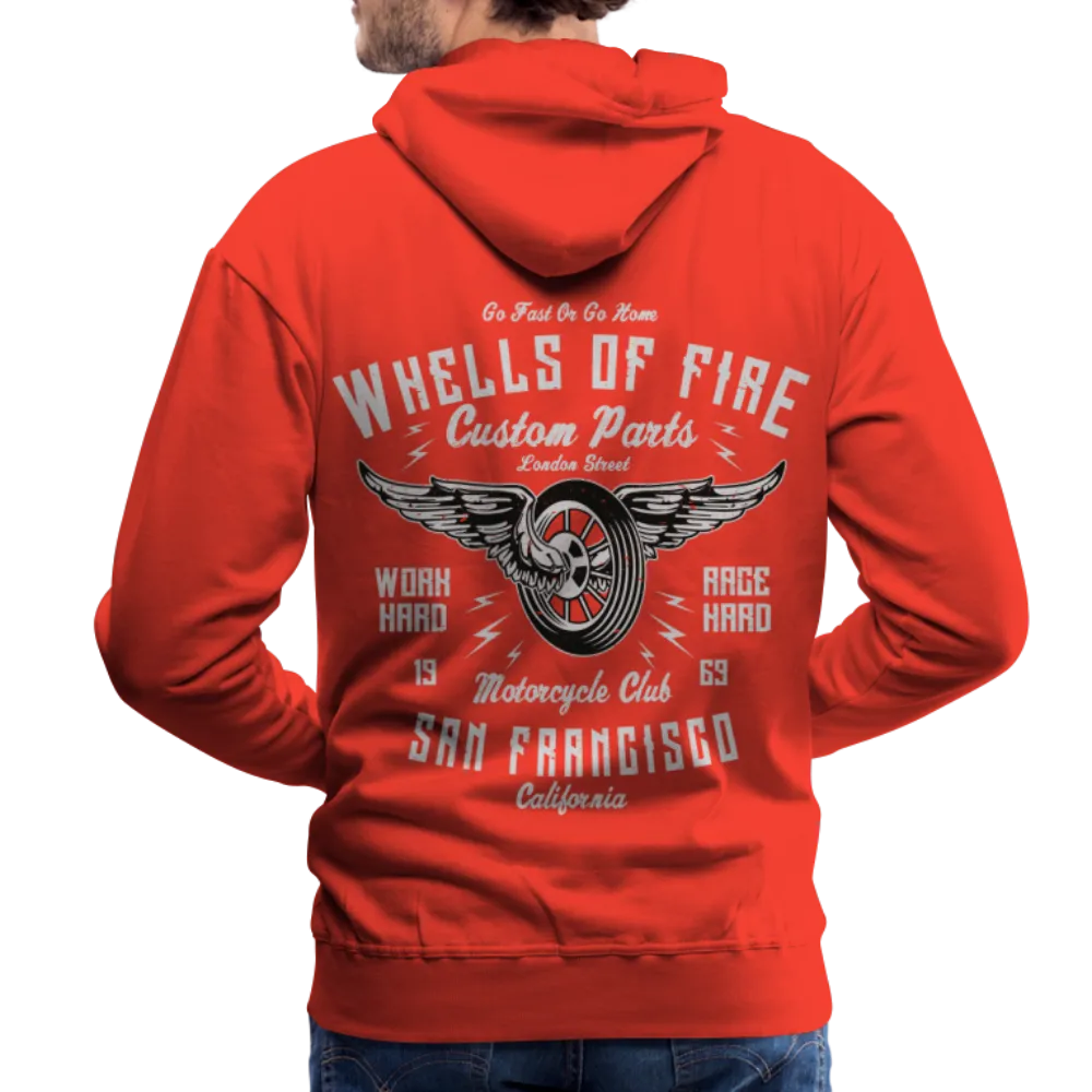 Wheels of Fire MC Men's Premium Cotton Hoodie