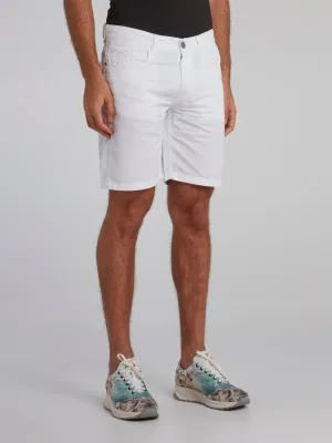 White Classic Bermuda Shorts