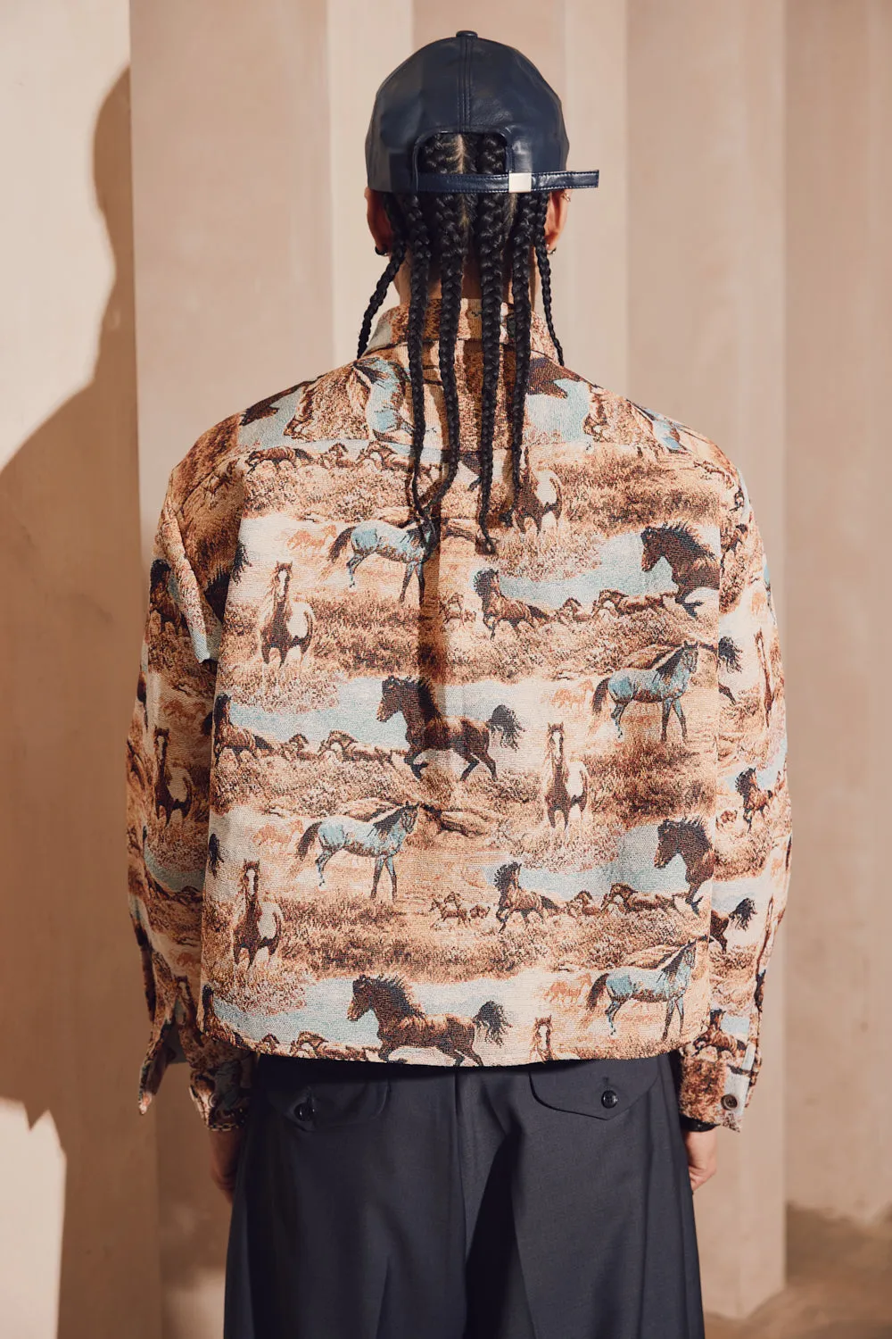 Wilderness Jacquard Crop Shirt