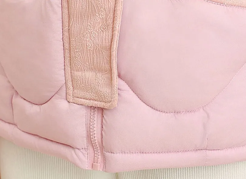 Windproof Quilted Puffer Jacket for Stylish Women