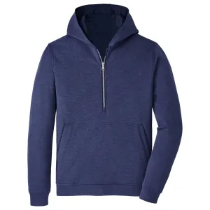 Winsome Half Zip Hoodie Blue Pearl
