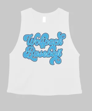 Wolfpack Baseball Cropped Tank
