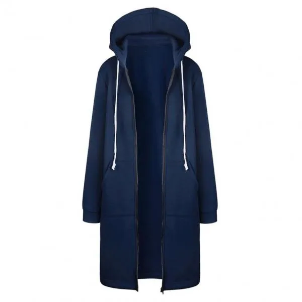Women Autumn Winter Hooded Jackets and Sweatshirt Dresses