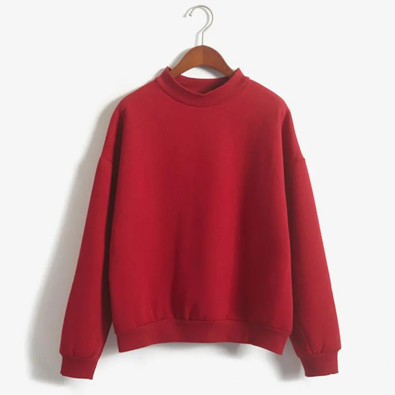 Women Hoodies Casual sweatshirt pullover candy coat jacket outwear Tops