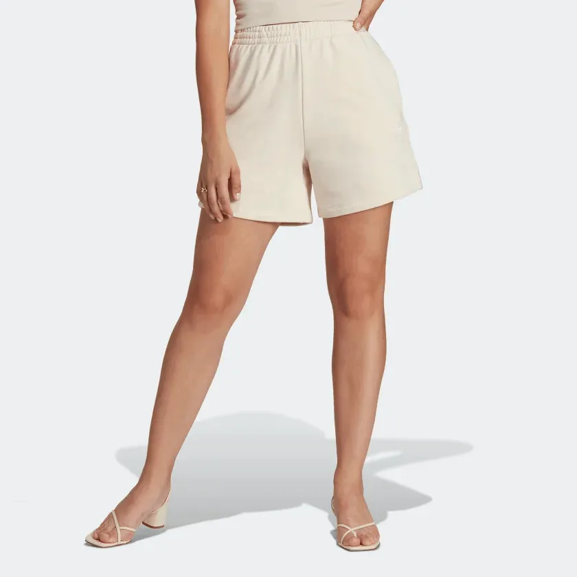 Women's 3-Stripes Slim T Shirt and  Terry Shorts Outfit