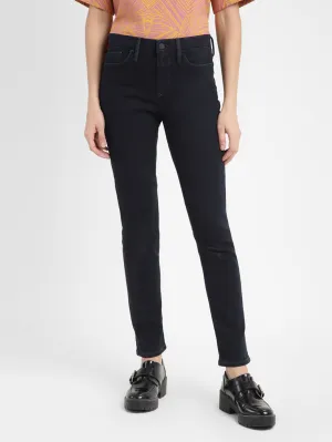 Women's 311 Black Skinny Fit Mid Rise Jeans