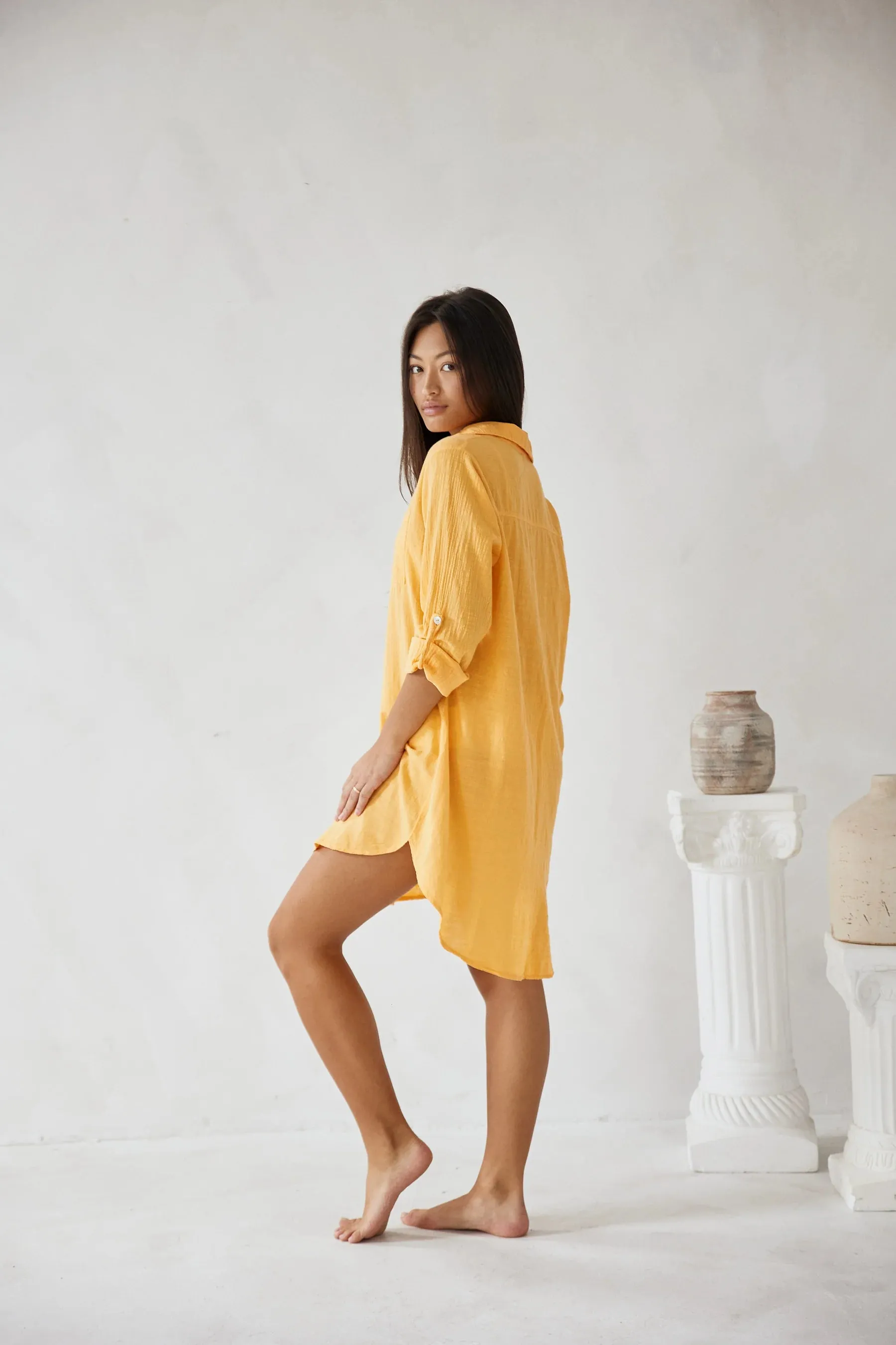 Women's Cabana Oversized Shirt Cover-Up