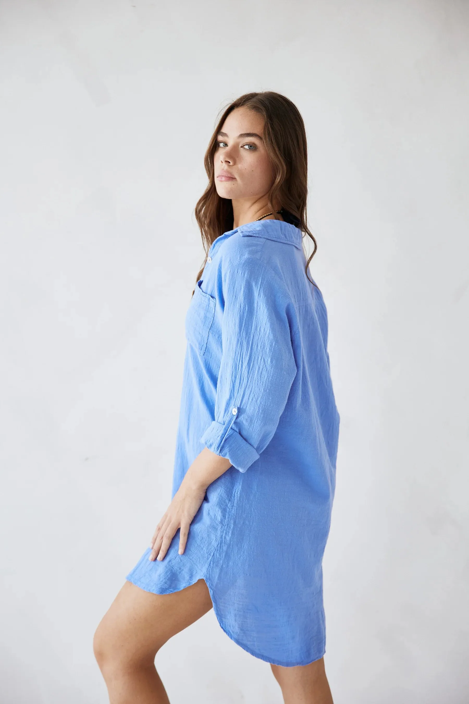 Women's Cabana Oversized Shirt Cover-Up