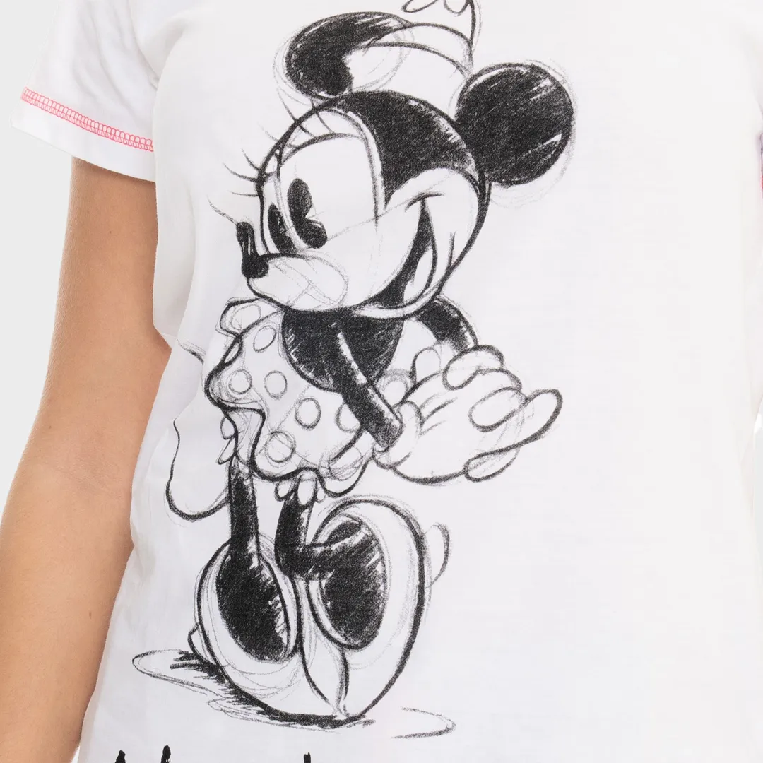 Womens Minnie Mouse Short PJs