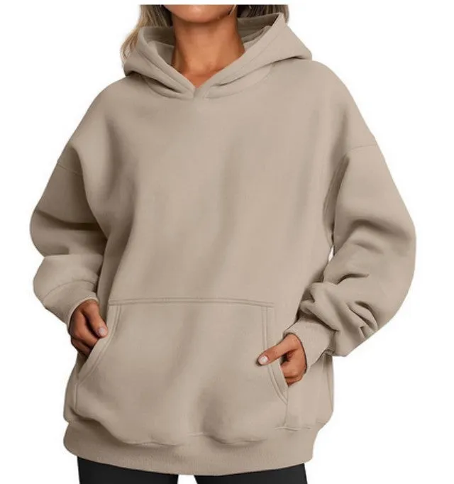 Women's Oversized Hoodies Fleece Loose Sweatshirts With Pocket Long Sleeve Pullover
