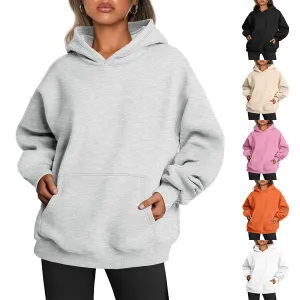 Women's Oversized Hoodies Fleece Loose Sweatshirts With Pocket Long Sleeve Pullover