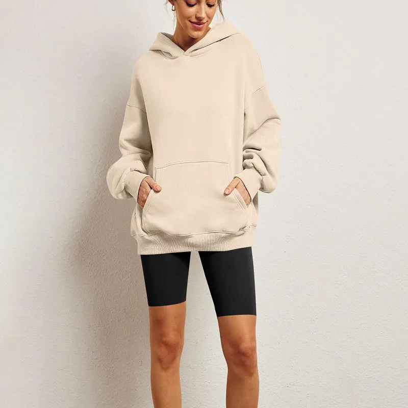 Women's Oversized Hoodies Fleece Loose Sweatshirts With Pocket Long Sleeve Pullover