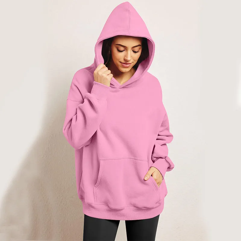 Women's Oversized Hoodies Fleece Loose Sweatshirts With Pocket Long Sleeve Pullover