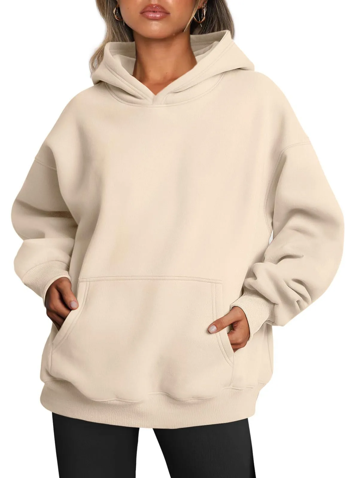 Women's Oversized Hoodies Fleece Loose Sweatshirts With Pocket Long Sleeve Pullover