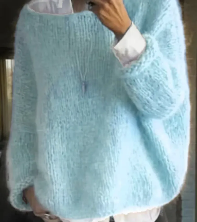 Women's Oversized Knit Sweater: Soft & Cozy