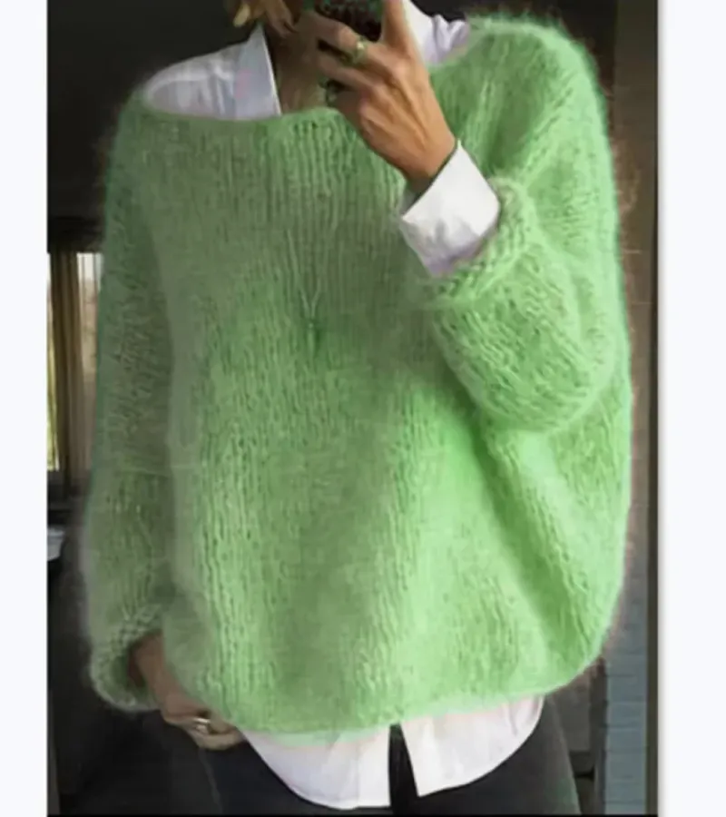 Women's Oversized Knit Sweater: Soft & Cozy