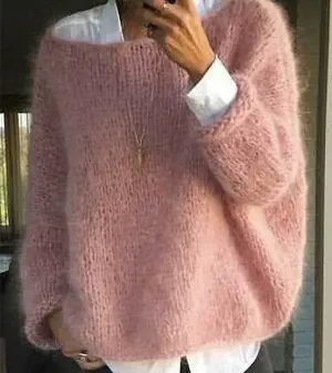 Women's Oversized Knit Sweater: Soft & Cozy