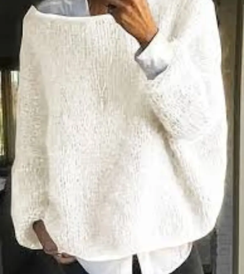 Women's Oversized Knit Sweater: Soft & Cozy