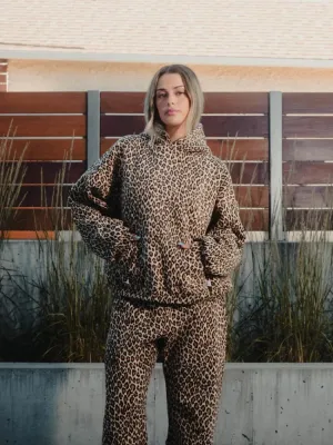 Women's Trendy Oversized Animal Print Hoodie