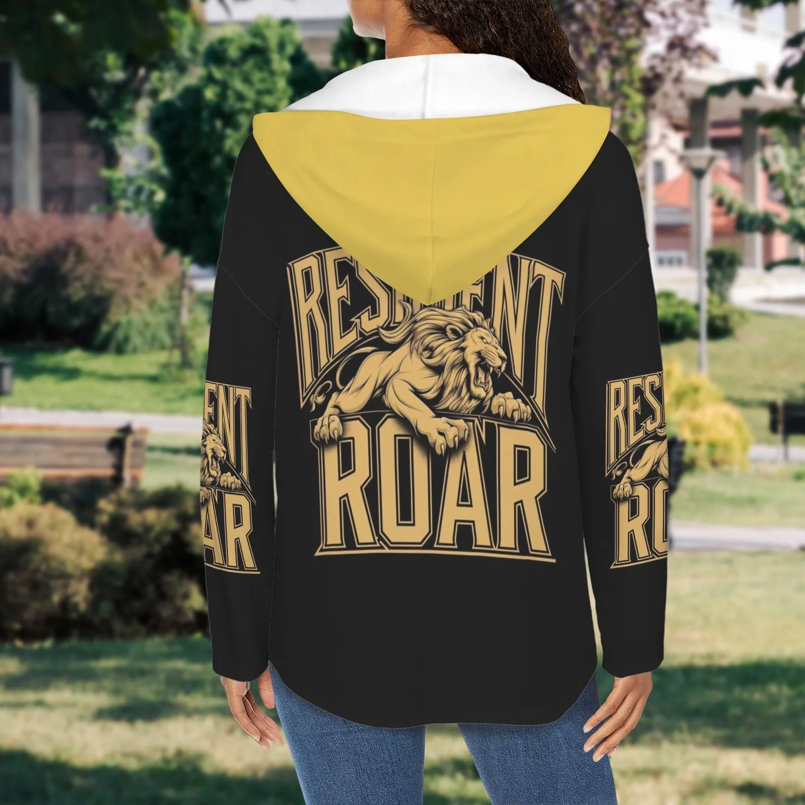 Women's V Neck Long Sleeve Drawstring Pocket Pullover Hoodies