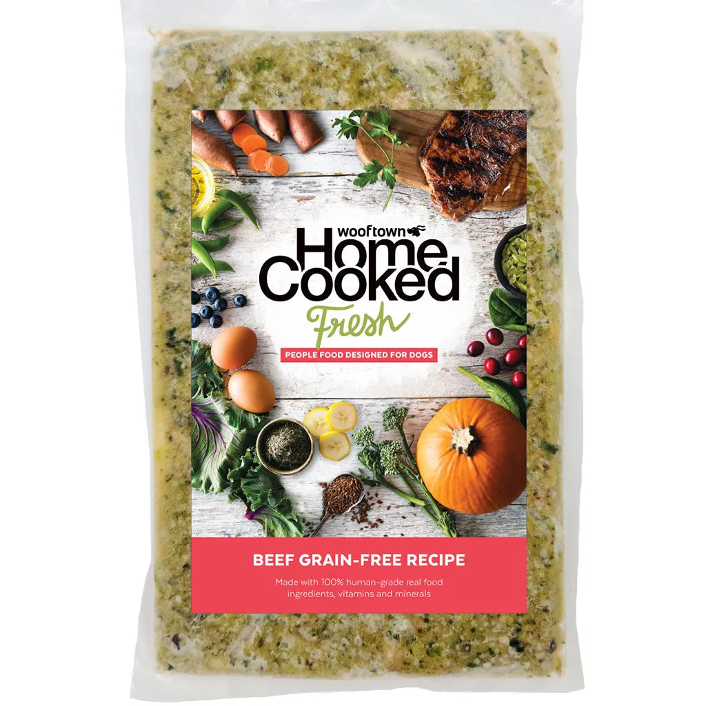 Wooftown HomeCooked Fresh GF Dog Food - Beef