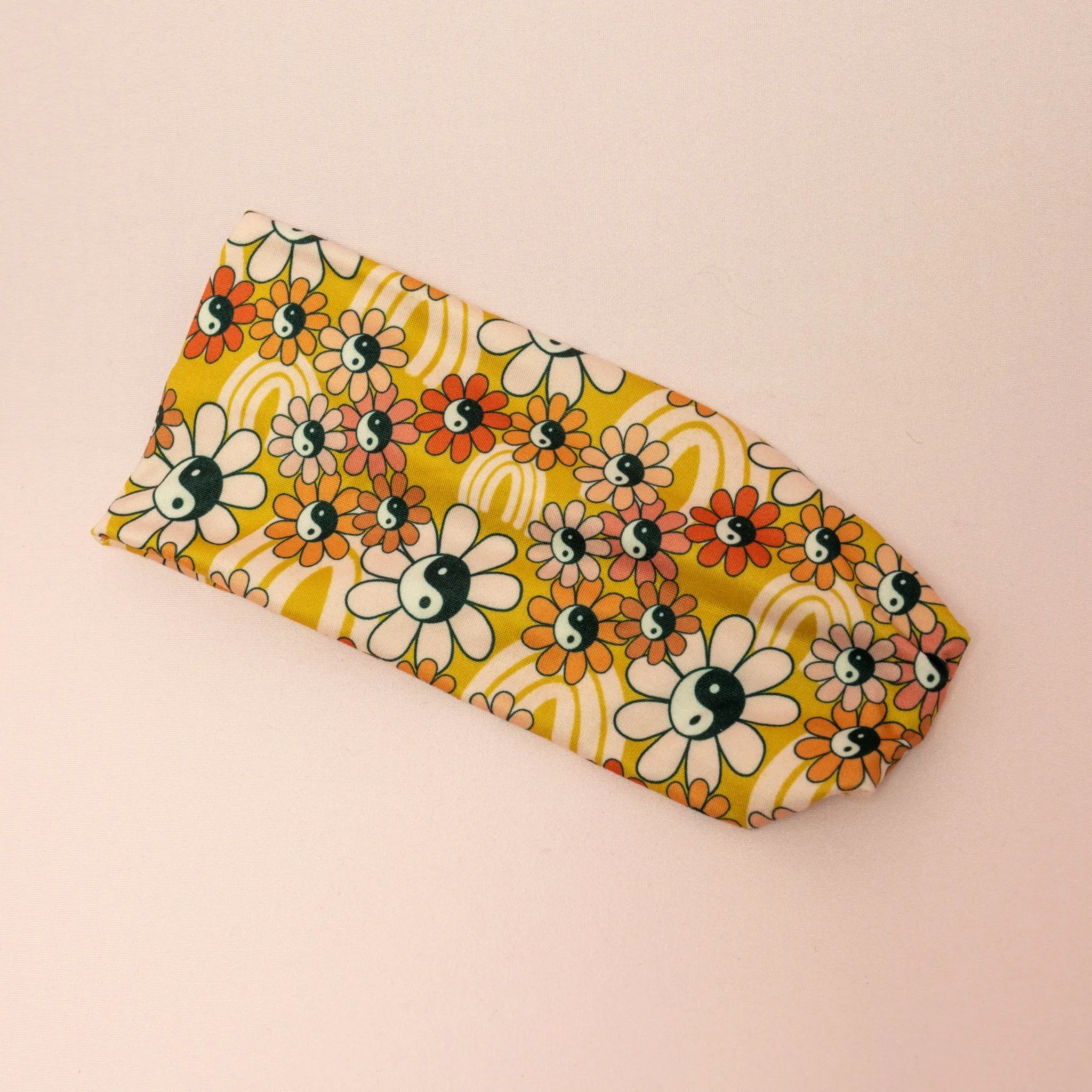 Yin, Yang, Rainbow, Bang Stretch Headband