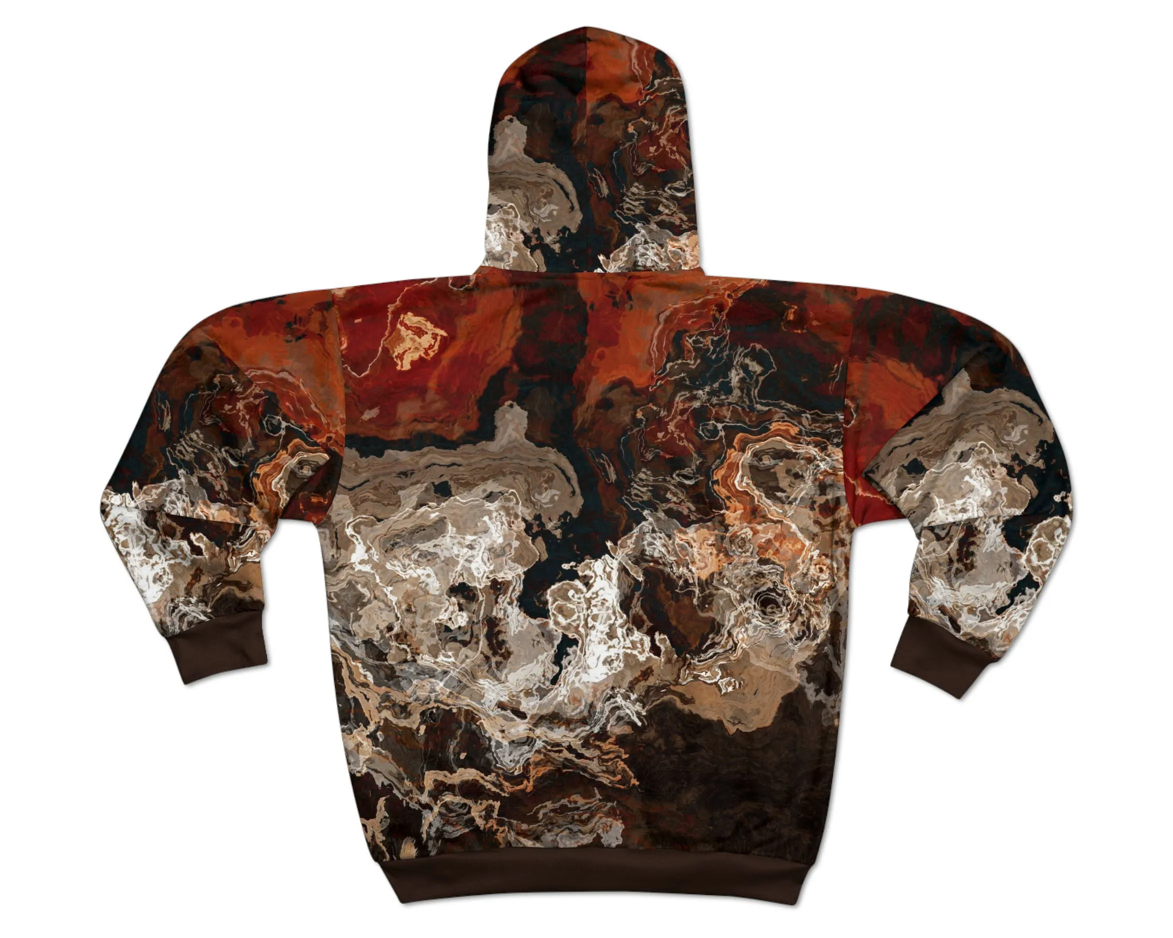 Zip Hoodie, Hammered Copper