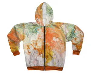Zip Hoodie, Peony